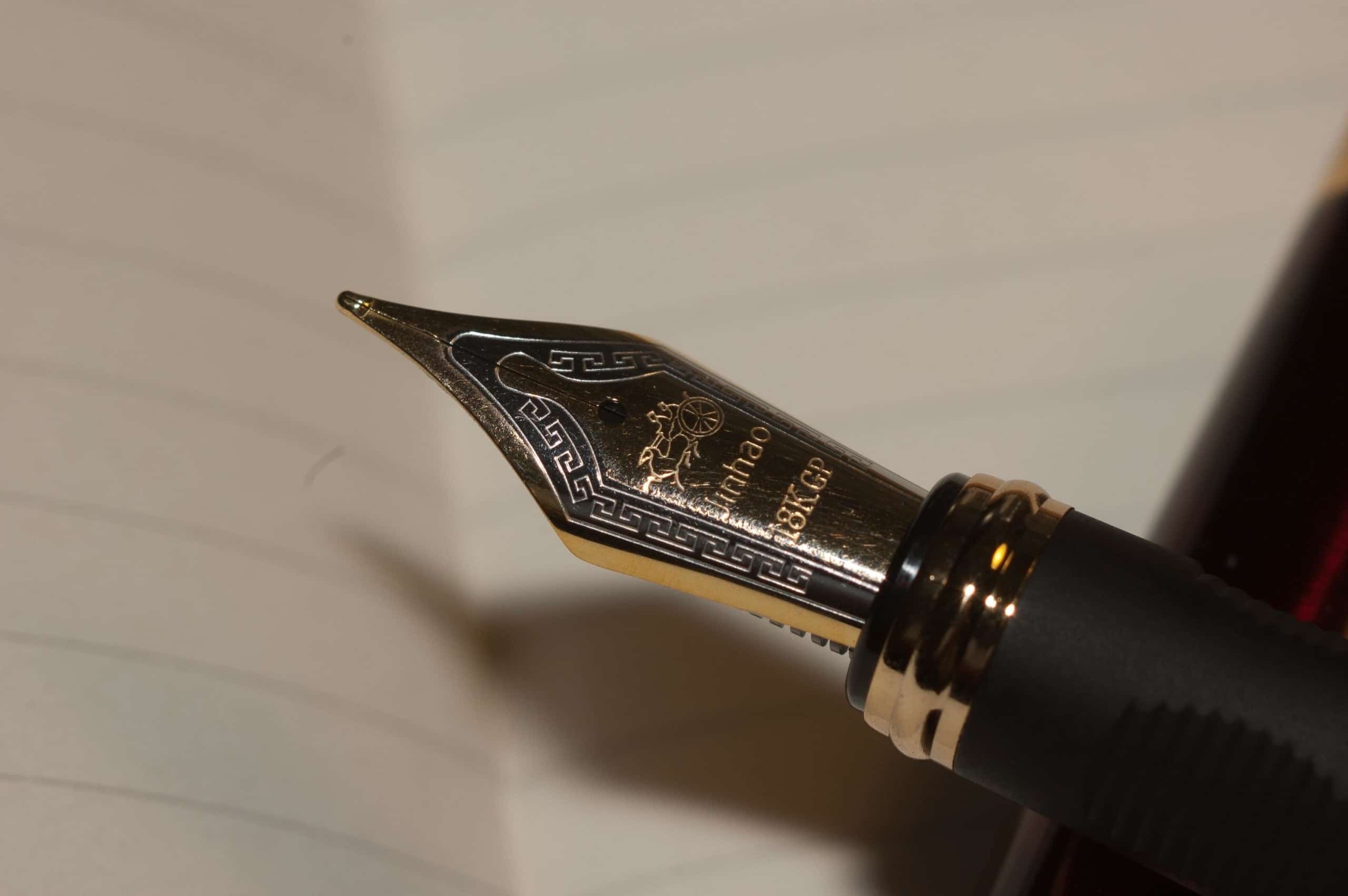 a fountain pen