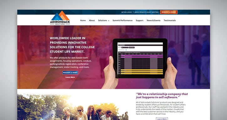 Adirondack Solutions Inc - Web Design