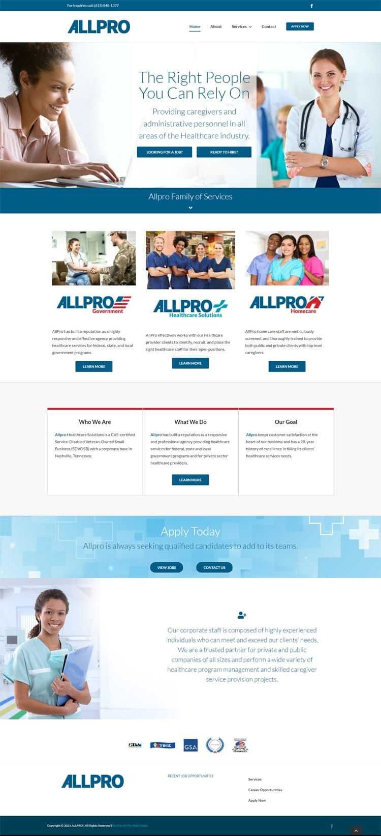 a allpro website